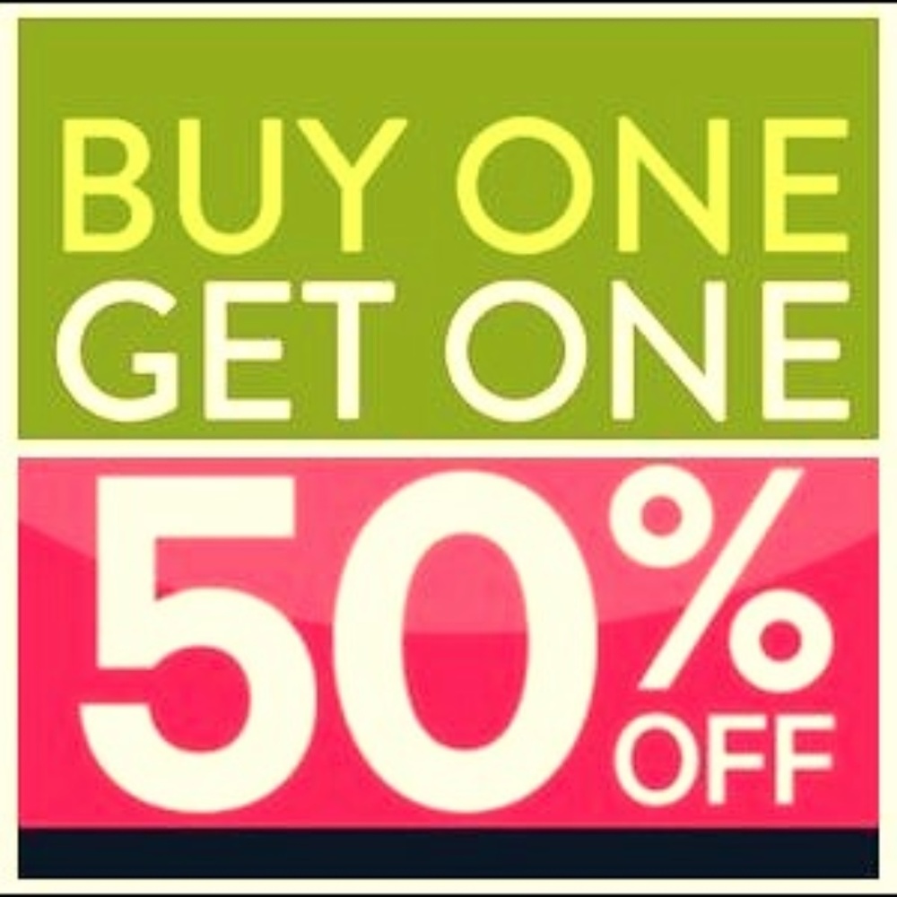 BOGO 50% OFF